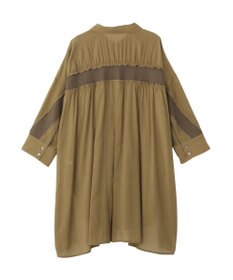 YECCA VECCA リブMIXシアーオーバーシャツ