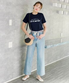 Tiaclasse 【洗える】シンプルロゴプリントTシャツ