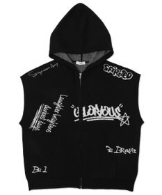 WEGO 【ユニセックス着用ITEM/MLサイズ展開】ジャガードノースリジップパーカー