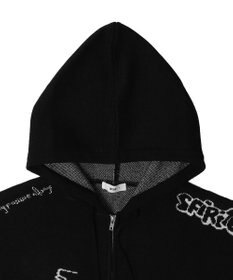 WEGO 【ユニセックス着用ITEM/MLサイズ展開】ジャガードノースリジップパーカー