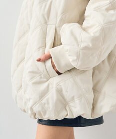 earth music&ecology ダブルステッチキルティングコート