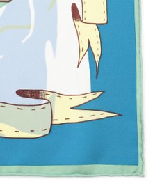 23区 manipuri コラージュローズ シルク スカーフ