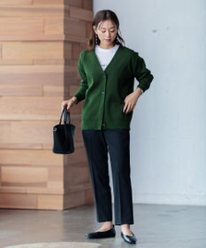 ANY L 【ウエストゴム/ストレッチ/裏起毛】シークレットウォーム　テーパードパンツ