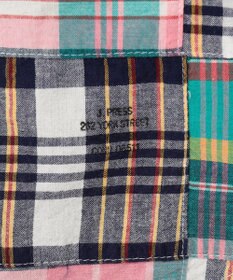 J.PRESS MEN 【KING SIZE】パッチワーク プルオーバーシャツ