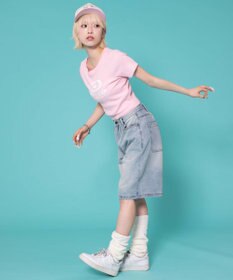 WEGO 別注PIKOラメ　リブT