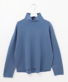 自由区 【洗える】ウールミラノハイネック ニット