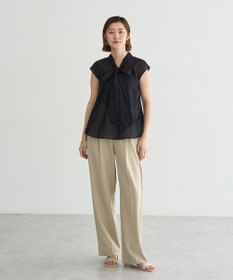 YECCA VECCA サイドラインパイピングストレートパンツ