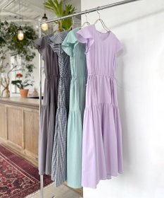 Feroux 【洗える】ドロストデザイン ワンピース