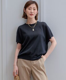 23区 S 【洗える】クリスピーシアールレックス フレンチスリーブ プルオーバー