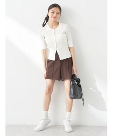 earth music&ecology リブコンパクトカーディガン