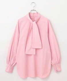 #Newans 【アイロンいらず】リボンタイブラウス