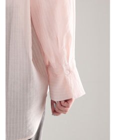 Te chichi シアーストライプシャツ