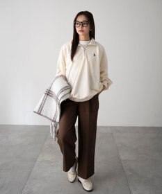 WEGO 【WEB限定/25年秋冬新作/ユニセックス着用ITEM】別注USPOLOハーフZIPPO