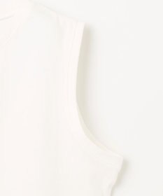 ANY レイヤード布帛ドッキングタンクトップ