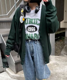 WEGO ドロップショルダーカーディガン