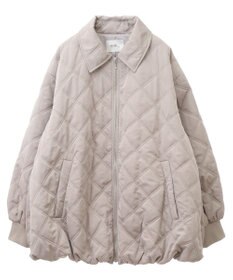 earth music&ecology ダブルステッチキルティングコート