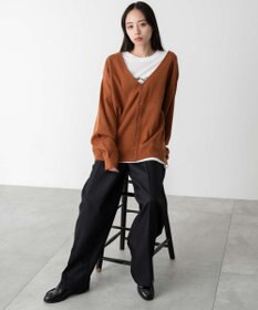 WEGO 【ユニセックス着用ITEM】ミラノリブカーディガン