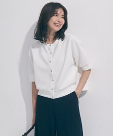 UNFILO 【VERY掲載】BEAUTY FORM JERSEY light スナップカーディガン