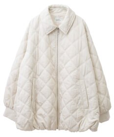 earth music&ecology ダブルステッチキルティングコート