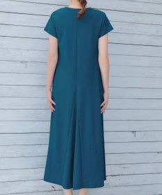 Tiaclasse 【接触冷感・洗える】イージーカットソーロングワンピース