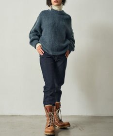 muuc 〈国産デニム〉〈S-XLサイズ展開〉〈ストレッチ素材〉〈ワンウォッシュで柔らかく軽い〉ストレートシルエットのジーンズパンツ