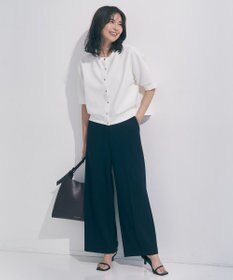 UNFILO 【VERY掲載】BEAUTY FORM JERSEY light スナップカーディガン