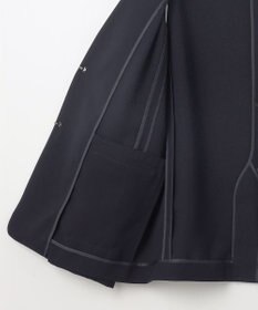 自由区 S 【セットアップ対応・接触冷感・UVケア・洗える】ライトストレッチノーカラー ジャケット