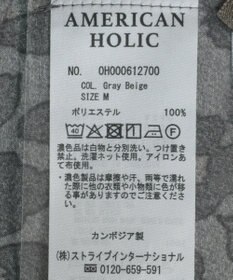 AMERICAN HOLIC イージーケア柄パンツ