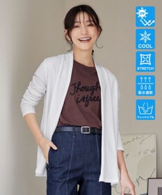 Tiaclasse 【新色追加・UVケア・接触冷感】“やみつき”着ながしロングカットソーカーデ