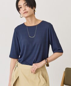 AMERICAN HOLIC シアーリブ配色プルオーバー
