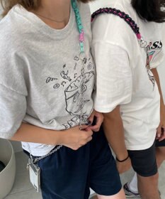 WEGO 配色ロープチェーンストラップ