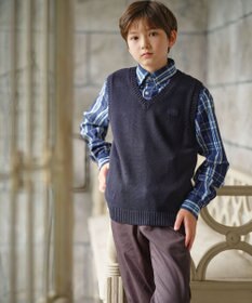 J.PRESS KIDS 【110-130cm】ストライプ＆チェック シャツ