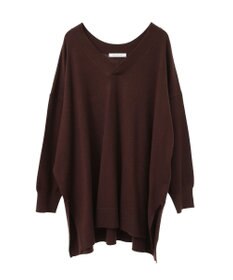 AMERICAN HOLIC バイパチＶネックロングニットプルオーバー