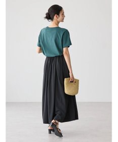 AMERICAN HOLIC イージーケア＋接触冷感ウエストタックフレアスカート