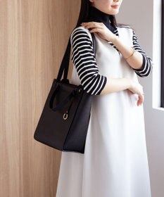 組曲 2WAYハンドルスクエアトート バッグ