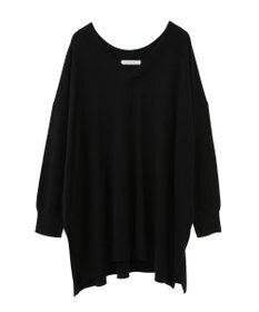 AMERICAN HOLIC バイパチＶネックロングニットプルオーバー