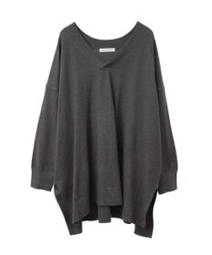 AMERICAN HOLIC バイパチＶネックロングニットプルオーバー