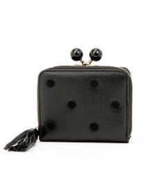 UNBILLION ペルケ perche / アクリル玉がま口ジャバラカードウォレット