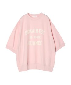 Green Parks ７分袖ロゴ裏毛プルオーバー