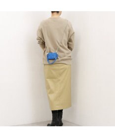 UNBILLION ペルケ perche / ドット刺繍ジャバラチャームウォレットショルダー