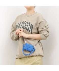 UNBILLION ペルケ perche / ドット刺繍ジャバラチャームウォレットショルダー