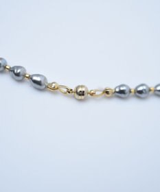 monshiro 【バロックパール】イチョウショート ネックレス