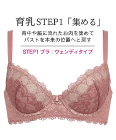 BRADELIS New York 【BRADELIS New York / 育乳補整ブラ・STEP1 集める】ウェンディステップ1ブラ26S1 補正下着 ブラジャー