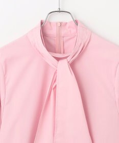 #Newans 【アイロンいらず】リボンタイブラウス