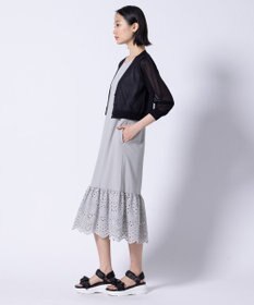 TOCCA 【美人百花掲載】SHEER BUBBLE KNIT ニットカーディガン