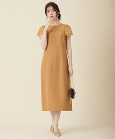 ANY SIS フリルスリーブペンシル ドレス