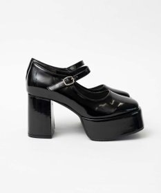 WEGO ボリュームヒールストラップシューズ