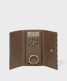 Paul Smith ブライトストライプトリムSS24 キーケース