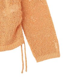 Green Parks サイドシャーリング透かし編みニットプルオーハ