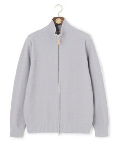 J.PRESS MEN 【KING SIZE】ハイツイストヘリンボン フルジップカーディガン